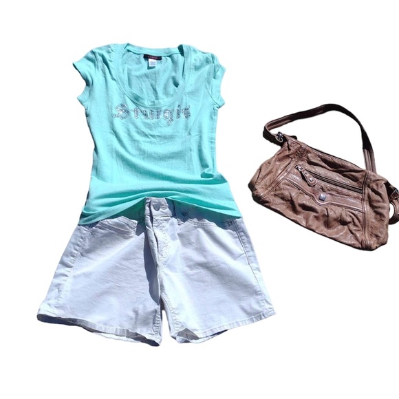 Panini Tops - Sturgis shirt women’s size small mint colored